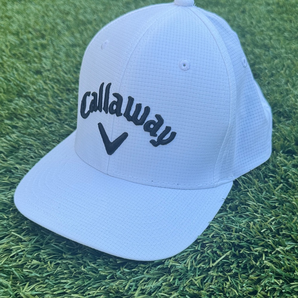 Callaway Golf White Cap with Black Logo